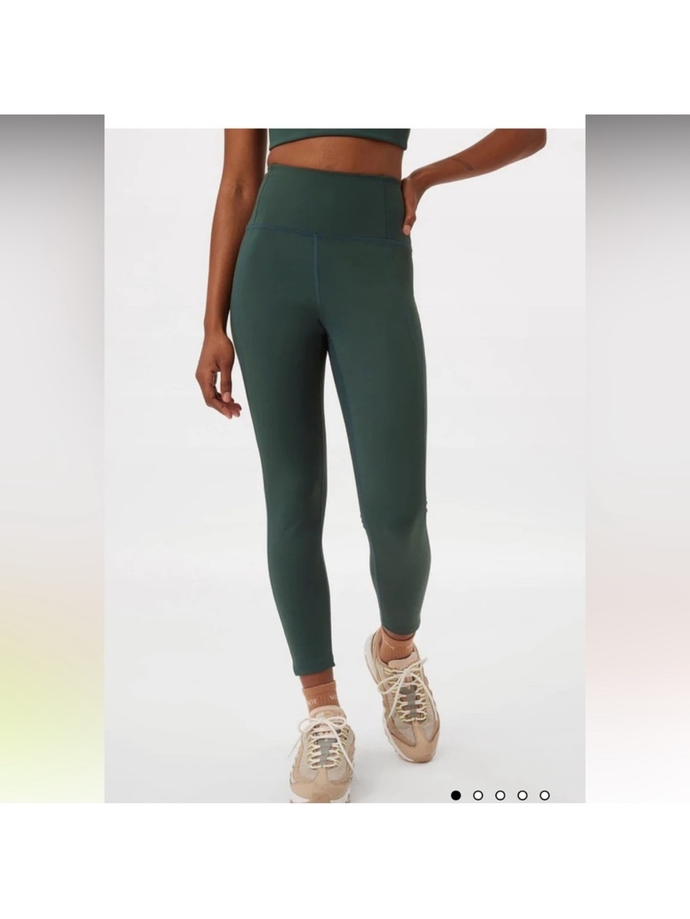 girlfriend collective Forest Green High-Rise Leggings